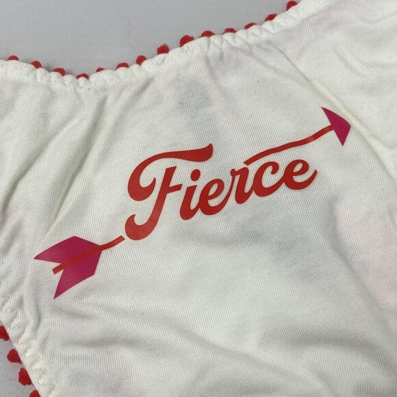 Agent Provocateur Fierce White Red Brazilian Brief AP4 Large NWT - Picture 8 of 9